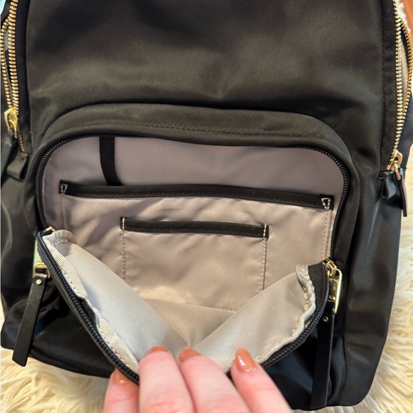 Tumi Voyageur Dori Backpack • Black Nylon • Compact 12″ Laptop - Picture 5 of 6